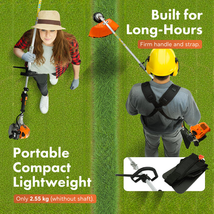 Dynamic Power 26cc Petrol Whipper Snipper Brush Cutter + 4 Blade.