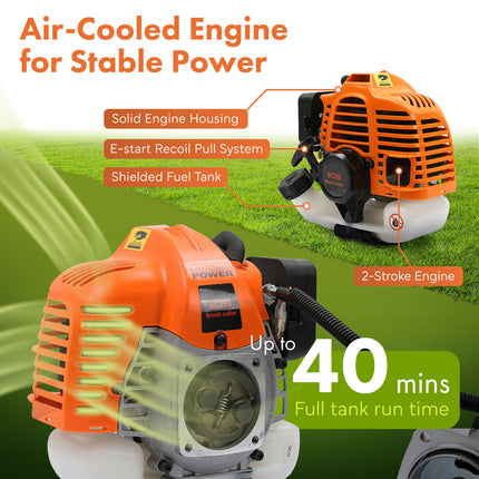 Dynamic Power 26cc Petrol Whipper Snipper Brush Cutter + 1 Blade.