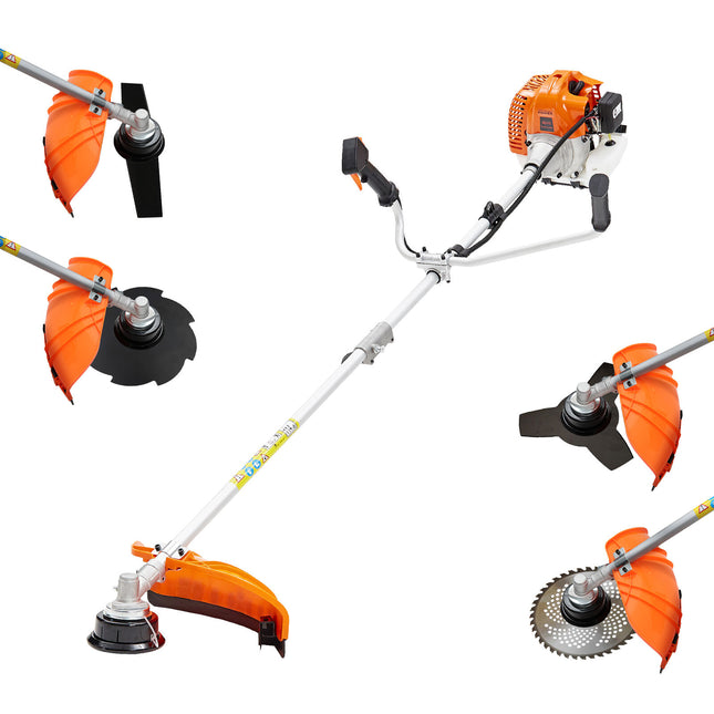 Dynamic Power 43cc Petrol Whipper Snipper Brush Cutter + 4 Blade.