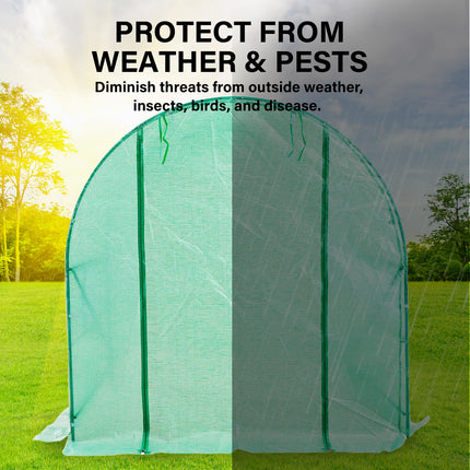 Garden Greenhouse Shed PE Cover Only 300cm Dome Tunnel.