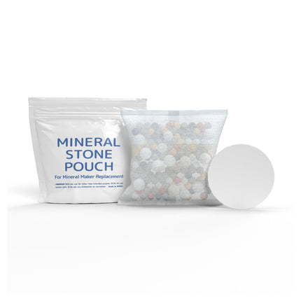 2X Alkaline Mineral Maker Stone Pouch Water Filter Pad Replacement Ceramic Balls.