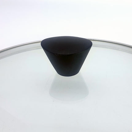 KOMAN Stainless Steel Glass Lid with Bakelite Handle - 26cm.