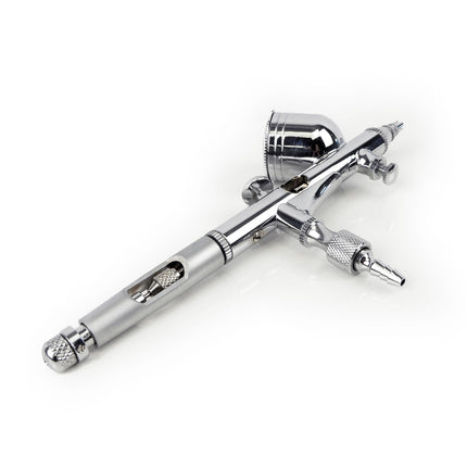 Air Brush Spray Gun Dual Action Mirco Air Control Kit 0.2mm.