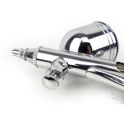 Air Brush Spray Gun Dual Action Mirco Air Control Kit 0.2mm.
