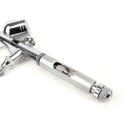 Air Brush Spray Gun Dual Action Mirco Air Control Kit 0.2mm.