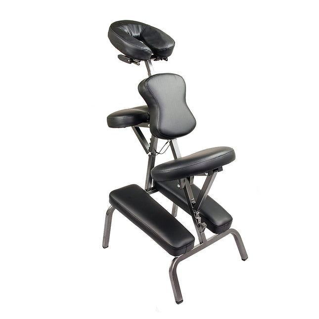 Aluminium Portable Beauty Massage Foldable Chair Table BLACK.