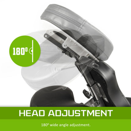 Aluminium Portable Beauty Massage Foldable Chair Table BLACK.