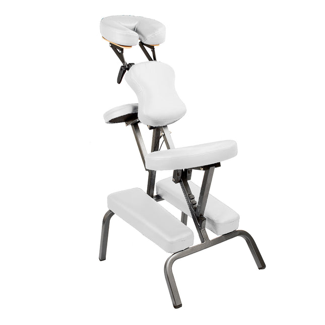 Aluminium Portable Beauty Massage Foldable Chair Table WHITE.