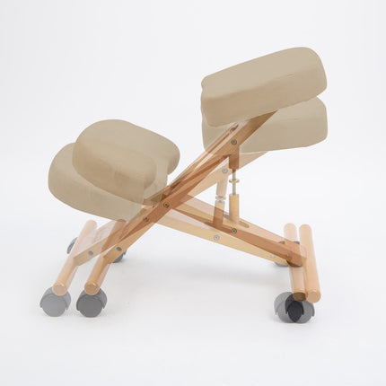 Ergonomic Adjustable Kneeling Chair BEIGE.