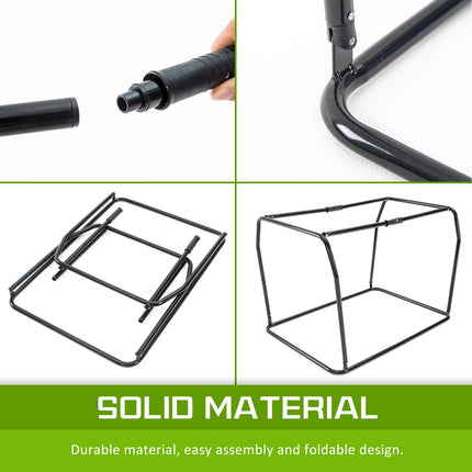 Portable Soft Dog Cage Crate Carrier L BLACK.