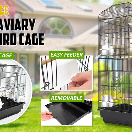 Bird Cage Parrot Aviary 2IN1 Design VEER 92cm.