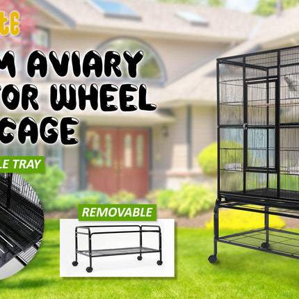 Bird Cage Parrot Aviary MELODY 137cm.