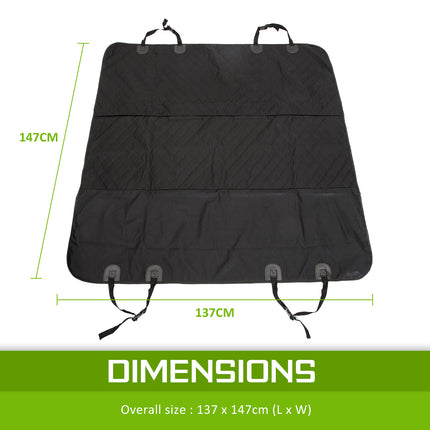 XXL Pet Dog Car Boot Seat Cover Waterproof Mat BLACK.