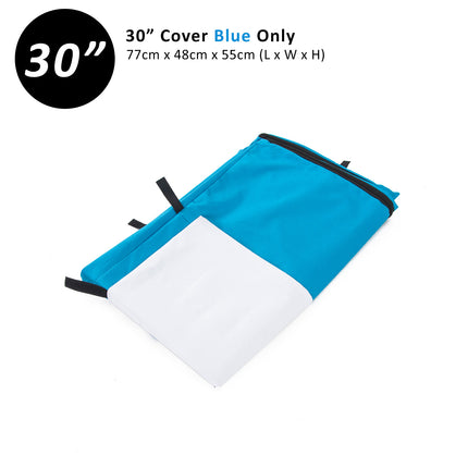 Cage Cover Enclosure for Wire Dog Cage Crate 30in BLUE.