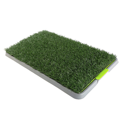 Pet Dog Potty Tray Training Toilet + 1 Grass Mat 69cm x 43cm.
