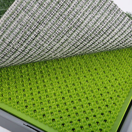 Pet Dog Potty Tray Training Toilet + 1 Grass Mat 69cm x 43cm.