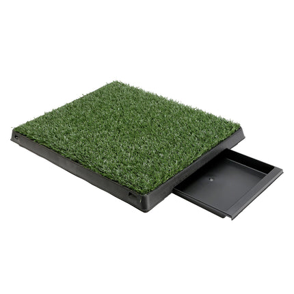 Pet Dog Potty Tray Training Toilet + 1 Grass Mat 63cm x 50cm.