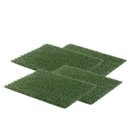 4 Grass Mat 63.5cm x 38cm for Pet Dog Potty Tray Training Toilet.