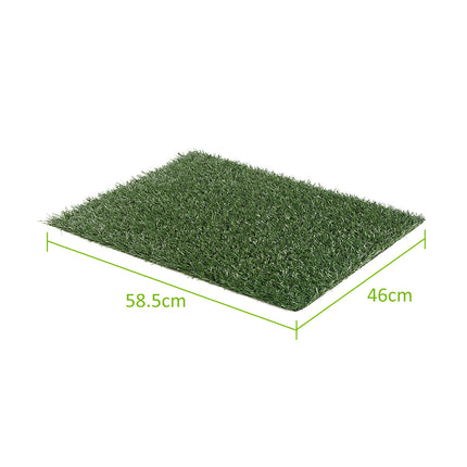 4 Grass Mat 58.5cm x 46cm for Pet Dog Potty Tray Training Toilet.