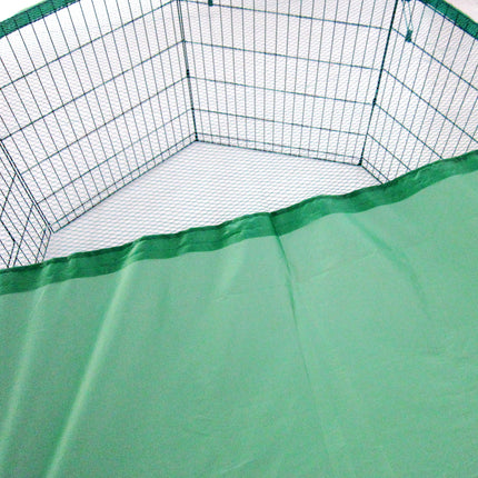 Net Cover Green for Pet Playpen Dog Cage 42in.
