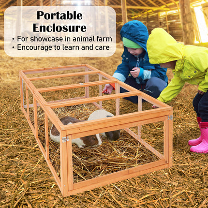 Paw Mate Chicken Coop Rabbit Hutch Extension Run 180 x 90 x 48cm Runey.