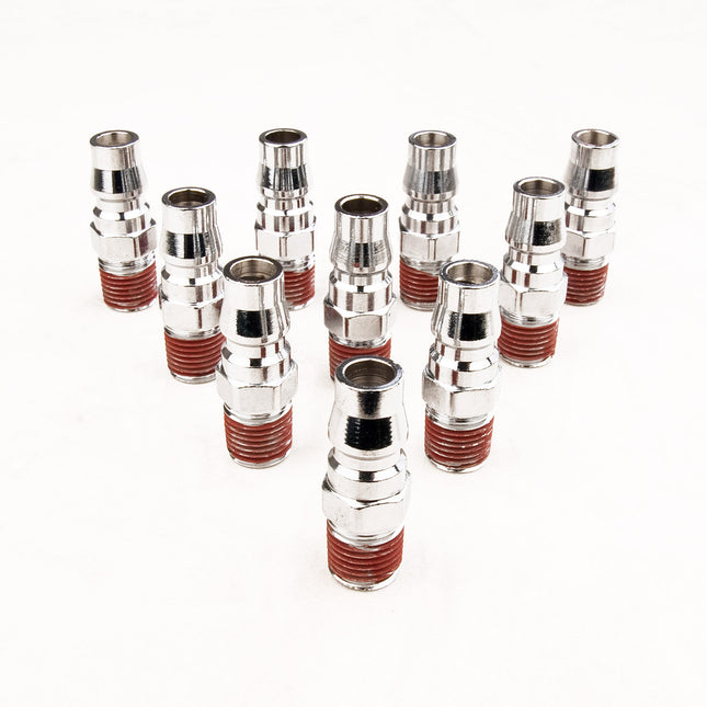 10X 1/4" Nitto Type Male Air Coupling Coupler Fitting Connector 4 x 1.5cm.