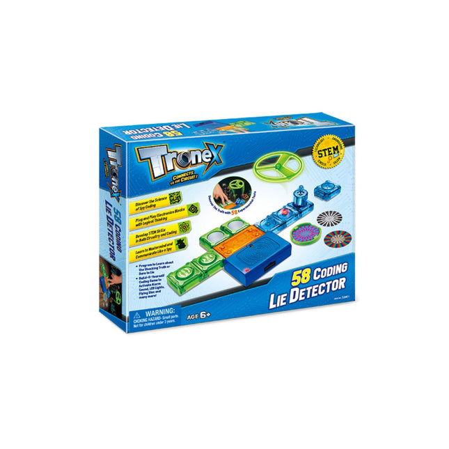 Tronex 58 Coding Lie Detector STEM Toy Build Your Own Learning Kit.