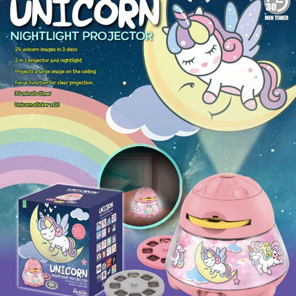 Unicorn Dreamy Sky Night Light Projector - Kids STEAM Toy.