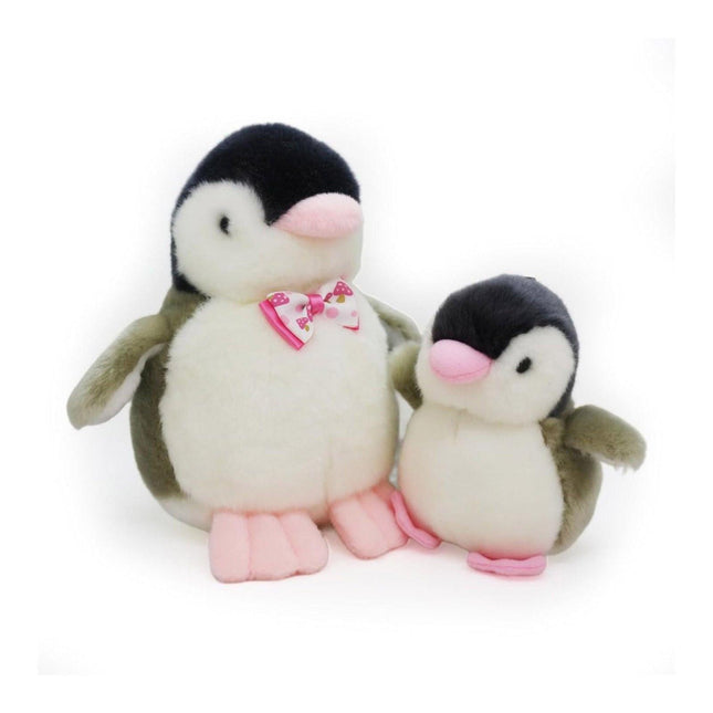 2X Plush Penguin Keychain Or Doll With Sound Activation GREY.