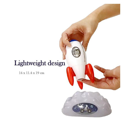 Rocket Projector Night Light Kids STEM Toy - Outer Space Planet.