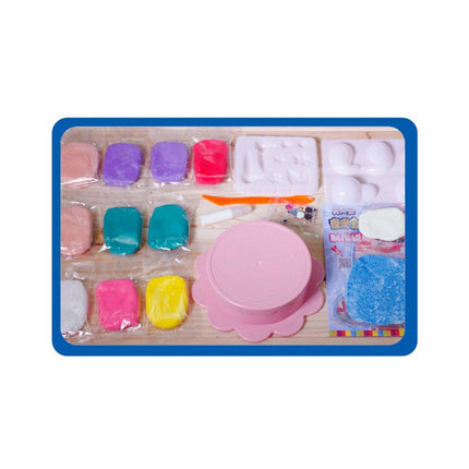 Colorato Mermaid Glow Set - Glow-in-the-Dark Super Clay DIY Craft Kit for Kids.