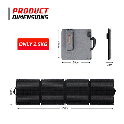 100W Solar Panel Portable Charger JumpsPower Power Generator Foldable.