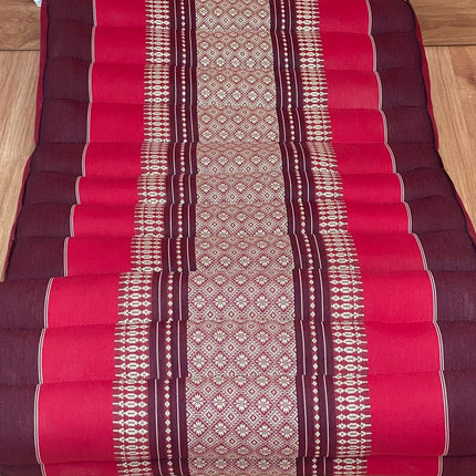 Mothers day gift Meditation Cushion Set RED Medium Size-RED3-Fold Zafu.