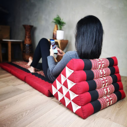 Yoga Thai relaxation Jumbo size cushions 3-Fold Zafu Meditation Cushion Set-100% Kapok Fibre XL JUMBO size.