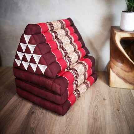 Yoga Thai relaxation Jumbo size cushions 3-Fold Zafu Meditation Cushion Set-100% Kapok Fibre XL JUMBO size.
