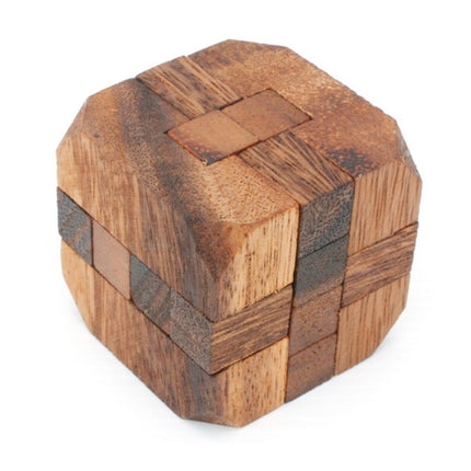 12 unique hand made wooden Puzzles in a Deluxe Gift Box Set-for kids or adults.