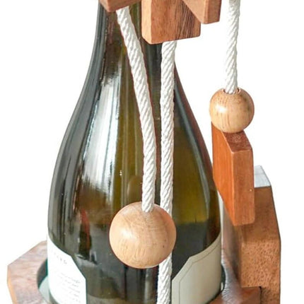 Wine Stopper Lock Puzzle - Party Puzzle- cant drink it until you crack the lock-party fun.