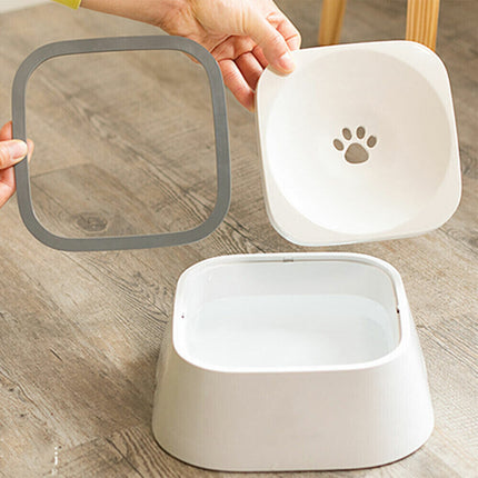YES4PETS 1 x Medium Pet No Spill Feeder Bowl Dog Cat Puppy slow food Interactive Dish Dispenser.