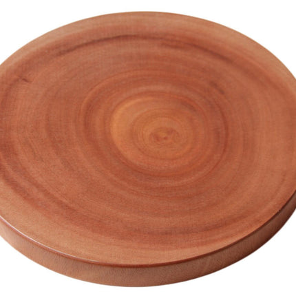 YES4HOMES 30cm Natural Hardwood Hygienic Kitchen Cutting Wooden Chopping Board Round.