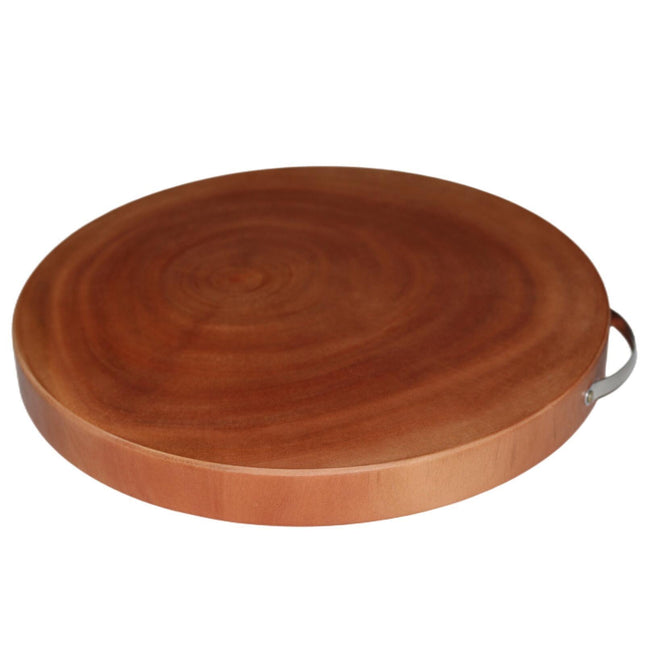 YES4HOMES L Natural Hardwood Hygienic Kitchen Cutting Wooden Chopping Board Round.