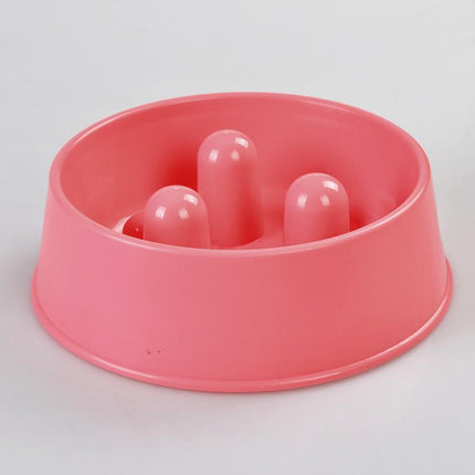 YES4PETS 2 x Medium Pet Anti Gulp Feeder Bowl Dog Cat Puppy slow food Interactive Dish.