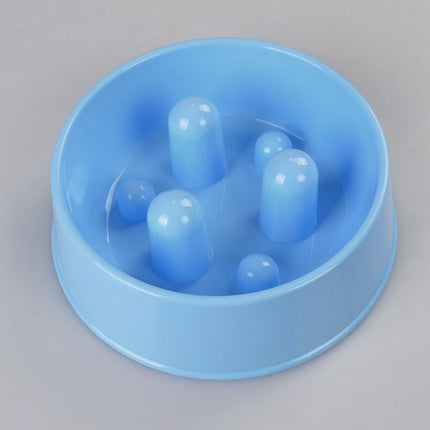 YES4PETS 2 x Medium Pet Anti Gulp Feeder Bowl Dog Cat Puppy slow food Interactive Dish.