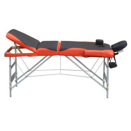 YES4HOMES 3 Fold Portable Aluminium Massage Table Massage Bed Beauty Therapy.