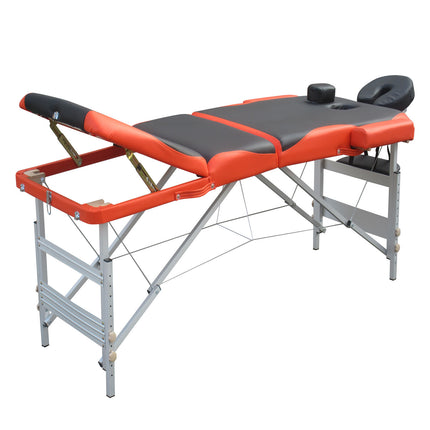 YES4HOMES 3 Fold Portable Aluminium Massage Table Massage Bed Beauty Therapy.