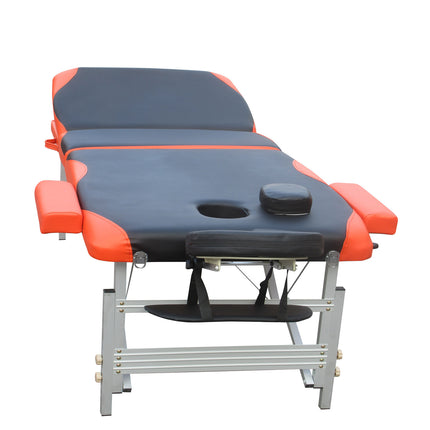 YES4HOMES 3 Fold Portable Aluminium Massage Table Massage Bed Beauty Therapy.