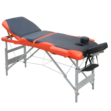 YES4HOMES 3 Fold Portable Aluminium Massage Table Massage Bed Beauty Therapy.