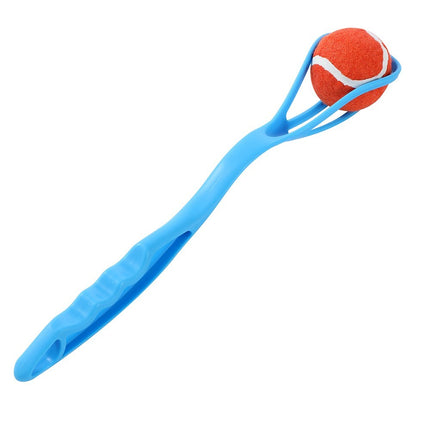 YES4PETS 4 x Pet Dog Puppy Tennis Ball Launcher Interactive Fetch Toy Thrower.