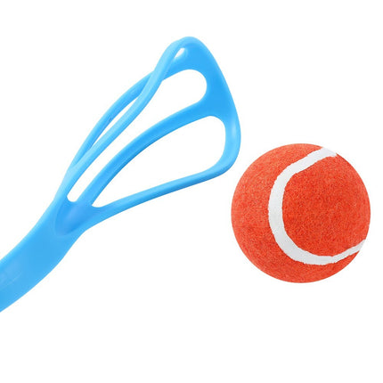 YES4PETS 4 x Pet Dog Puppy Tennis Ball Launcher Interactive Fetch Toy Thrower.