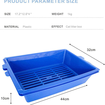 YES4PETS Lift and Sift Self Cleaning Kitty Litter Trays Cat Litter Tray Toilet Sifting Slotted Trays.