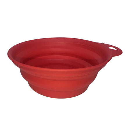 YES4PETS 4 x Pet Portable Folding Bowl Dog Cat Food Feeding Water Feeder Collapsable Travel.